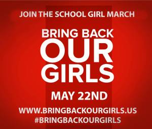 #BringBackOurGirls marches on the 22nd of May, calling all female students